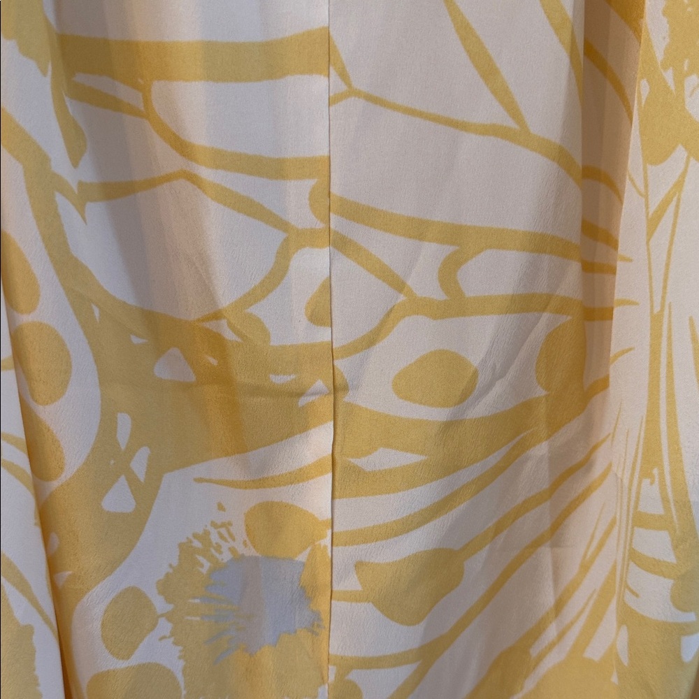 Strapless America Beyond Yellow White Blue Floral Maxi Jumper - Picture 10 of 13